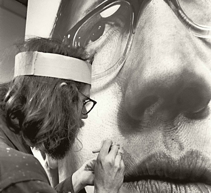 Chuck Close Airbrush circa 1970